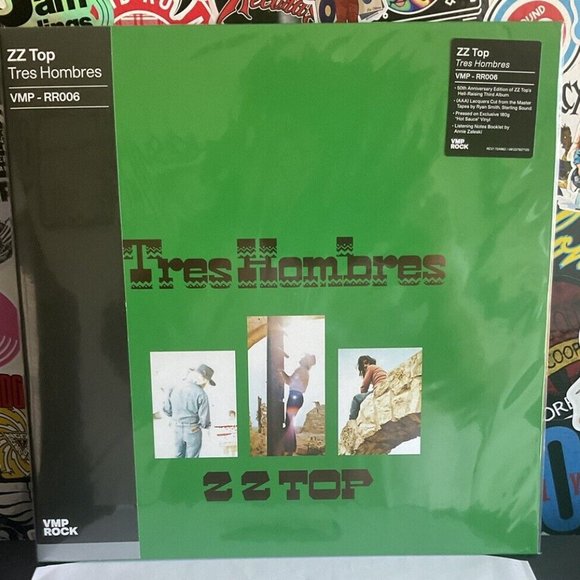 ZZ Top Tres Hombres LP ~ Exclusive 180g Colored Vinyl (Hot Sauce) ~ Brand New! - Picture 2 of 2